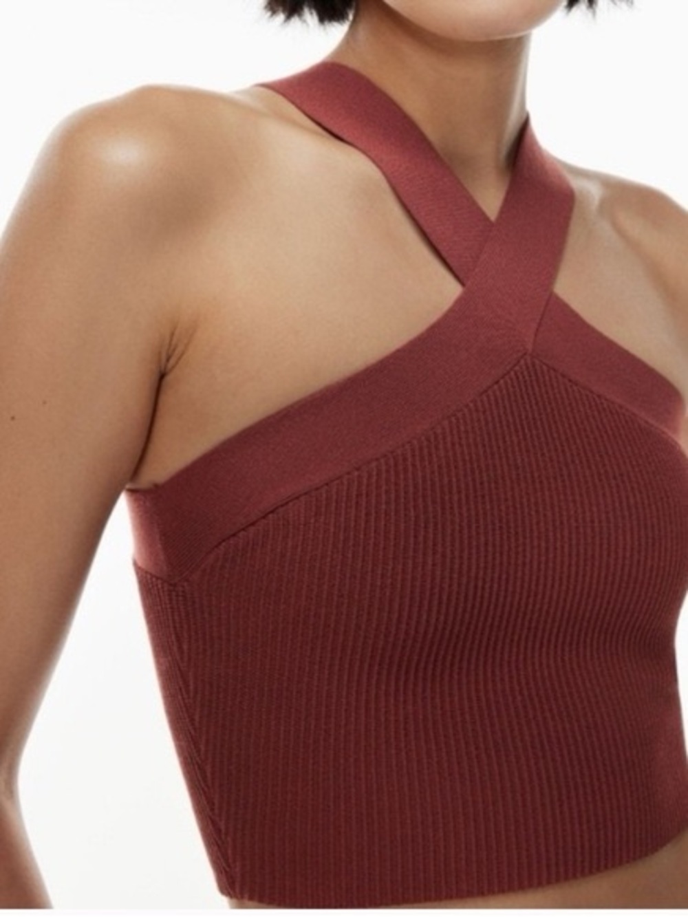 Babaton Sculpt Knit Criss Cross Tank